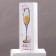 A glass of champagne "peculiar" 210 ml, in an individual box