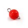 Cargo Cheburashka painted collapsible Yaman 10 pcs., 4 g, orange