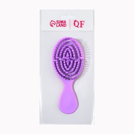 Comb - mini massage, 5.5 × 14 cm, purple color-4