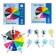 Board game "Learning Colors" with clothespins, 3+