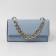 A chain for a bag, with carbines, metal, flat, 29 × 19 mm, 30 cm, gold color