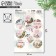 Paper stickers for gifts "Fairytale holiday", 14 x 21 cm, New Year