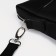 Male bag over the shoulder, Textura, artificial leather, black color