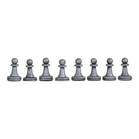 Chess figures, polystone, King H-8.8 cm d-3.8 cm, pawn H-4.2 cm d-2.7 cm-2