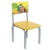 Chuel -adjustable stool "Kuzya Tale Turnip", straight back