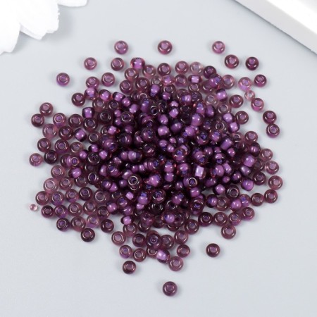 Beads "Zlatka" 08/0, 3 mm, 10 g 0323 lilac-1