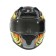 The helmet integral with two visors, size M (57-58), BLD-M67E model, black and yellow