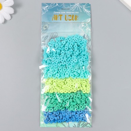 Beads for PVC "Luzhaika" 5 colors x 10 g 0.6 cm