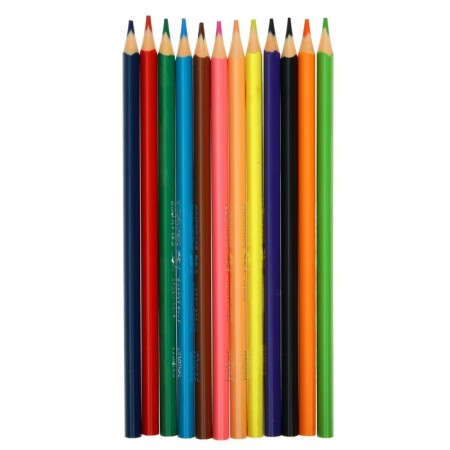 Plastic pencils 12 colors, Maped Pulse, three -sided-1