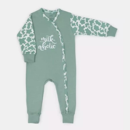Details for children with open legs Rant Milk-Aholic, height 74 cm, green color-1