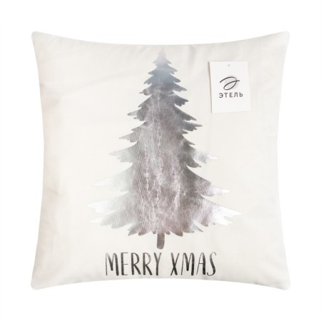 Pillowess Decorative Ethel "Merry XMAS" 40x40 cm, polyester, velor-4