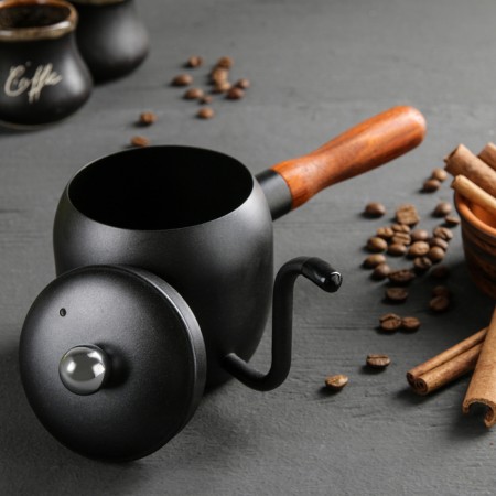 Turk, 500 ml, wooden pen, black color-1
