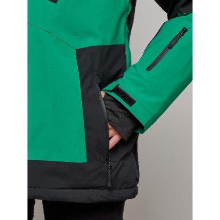 Ski suit female, size 52, green color-9