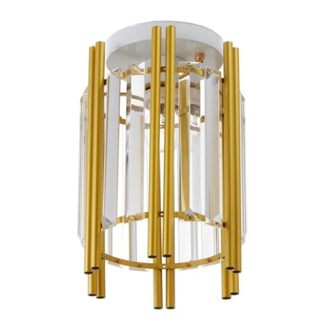 Lamp 91293/1 E27 40W White-gold champagne 18x18x24 cm Bayerlux