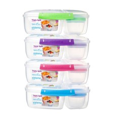 Container with a jar of Sistema, 3-section, 2 l