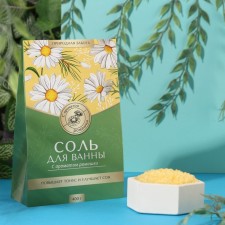 Bath salt, 400 g, chamomile aroma, beauty pantry