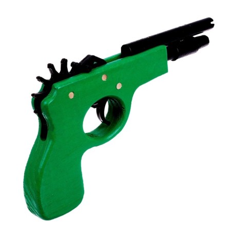 Pistol made of wood "exactly on target"-2