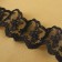 Lace on a grid, 55 mm × 9 ± 0.5 m, black color