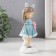 Souvenir Polystone "Girl with deer horns and a bear in the hands" MIX 8x6.4x16.5 cm