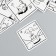Stickers plastic "Miracle-living" set 60 pcs 10x12 cm