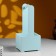 Kashpo - wooden box 13.5x13.5x30 cm gray -blue