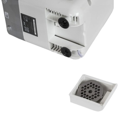 JVC JK-MG124, Electric, 2000 watts, reverse, 2 nozzles, white with silver-4