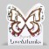 Carriage for flowers embossing white, moisture -resistant, 21.5x19cm 350g