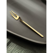 Desser for stainless steel Magistro Wave, length 14.7 cm, gold color