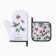 Kitchen "clover" mittens-output 20x27cm, severity 17x17cm 100% p/e