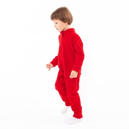 Combineson children, red color, height 98-104 cm-4
