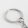 The basis for the Britok D25mm with a chain (FAS 100pcs Price per pcs) Flat metal silver metal