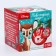 Set for creativity: New Year's ball with a print of the beembi handle, red