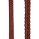 Leather wicker "braid", 1.25 m x 1.1 cm, brown