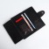 Men's purse on a magnet, a department for cards, coins, black color