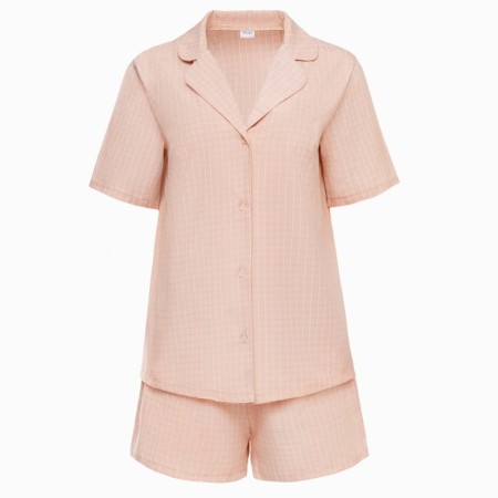 Female pajamas (shirt, shorts) minku: Home Collection color peach, size 52-5