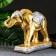 Figure "Elephant" Bronze/silver 31x12x27cm