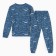Pajamas for boys, jeans color, height 134 cm