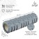 Massage roller SANGH, 30x10 cm, gray color