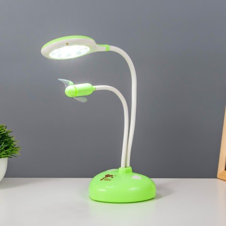 TECAL LAME "Center" LED 4W USB AKB Green 10x11.5x40.5 cm Risalux-1