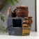 Table Polystone Fountain from the network "Elephants with gold bags" 19x16.5x13 cm