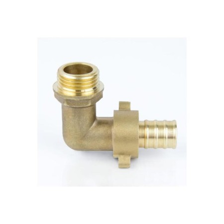 Adapter Aquasfera 9106-03, d = 20 mm x 1/2 ", angular, with a fitting, external thread, brass-6