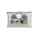 Masuria pillow, size 68x68 cm, gray color