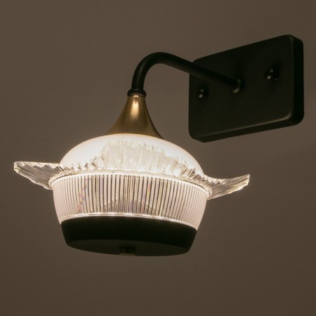 Bra 1696/1 LED 24W 3000-6000K black and gold 21x29x28 cm-2