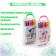 Flomasters 12 colors "mouse", in a plastic pencil with a pen, ventround cap, mix