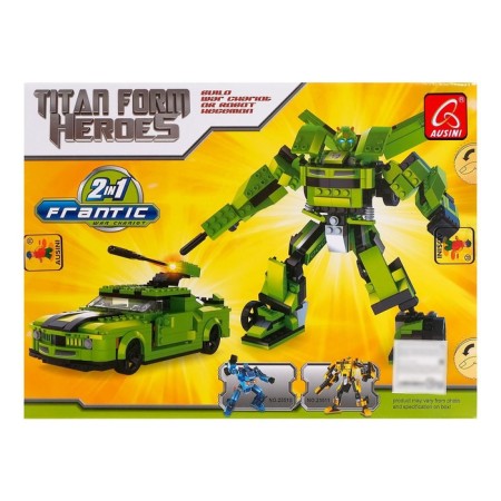 Designer "Transformer Autobot", 2 in 1, 344 details-3