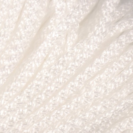 Knitted polypropylene 4 mm white cord 50m-2