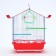 Poultry cell equipped BD-1/1D, 30 x 23 x 39 cm, red