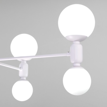 Ceiling Lamp EUROSVET Bubble 30182/8, E27, G9, 8x20W, 1000x760x1300 mm, white color-1
