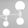 Ceiling Lamp EUROSVET Bubble 30182/8, E27, G9, 8x20W, 1000x760x1300 mm, white color