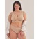 Panties Thong Women's String, size 54-56, bodily color